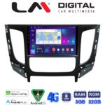 LM Digital - LM ZE8230 GPS Οθόνη OEM Multimedia Αυτοκινήτου για Mitsubishi L200 2014 >Μόνο για αυτοκίνητα με Κλιματισμό (CarPlay/AndroidAuto/BT/GPS/WIFI/GPRS)