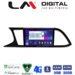 LM Digital - LM ZE8306 GPS Οθόνη OEM Multimedia Αυτοκινήτου για SEAT LEON 2012>  (CarPlay/AndroidAuto/BT/GPS/WIFI/GPRS)