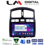 LM Digital - LM ZE8317 GPS Οθόνη OEM Multimedia Αυτοκινήτου για Hyundai Santa Fe 2000 > 2006 (CarPlay/AndroidAuto/BT/GPS/WIFI/GPRS)