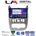 LM Digital - LM ZE8432 GPS Οθόνη OEM Multimedia Αυτοκινήτου για DACIA DUSTER 2006>2012  (CarPlay/AndroidAuto/BT/GPS/WIFI/GPRS)