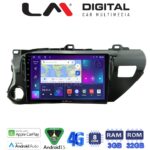 LM Digital - LM ZE8588 GPS Οθόνη OEM Multimedia Αυτοκινήτου για TOYOTA HILUX 2017>   (CarPlay/AndroidAuto/BT/GPS/WIFI/GPRS)