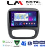 LM Digital - LM ZE8706 GPS Οθόνη OEM Multimedia Αυτοκινήτου για Opel Vivaro 2014 > 2020Renault Traffic 2014 > 2020Nissan NV300 2014 > 2020Fiat Talento 2014 > 2020Δείτε τί φίσα έχει το αυτοκίνητο πριν την αγορά της οθόνης. (CarPlay/AndroidA