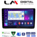 LM Digital - LM ZE8892 GPS Οθόνη OEM Multimedia Αυτοκινήτου για Opel Vivaro - Renault Trafic - Nissan Primastar 2002 >2009 (CarPlay/AndroidAuto/BT/GPS/WIFI/GPRS)