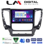 LM Digital - LM ZE8992 GPS Οθόνη OEM Multimedia Αυτοκινήτου για Mitsubishi Pajero 2014> (CarPlay/AndroidAuto/BT/GPS/WIFI/GPRS)