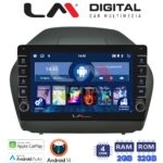LM Digital - LM ZG4414 GPS Οθόνη OEM Multimedia Αυτοκινήτου για HYUNDAI IX35 2009>2015  (CarPlay/AndroidAuto/BT/GPS/WIFI/GPRS)