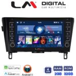 LM Digital - LM ZG4473 GPS Οθόνη OEM Multimedia Αυτοκινήτου για NISSAN QASHQAI & XTRAIL 2014> (CarPlay/AndroidAuto/BT/GPS/WIFI/GPRS)