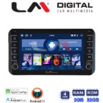 LM Digital - LM ZG4754H GPS Οθόνη OEM Multimedia Αυτοκινήτου για Toyota Yaris 2023 >high version (CarPlay/AndroidAuto/BT/GPS/WIFI/GPRS)