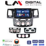 LM Digital - LM ZG4822 GPS Οθόνη OEM Multimedia Αυτοκινήτου για Toyota Hilux 2005 > 2016CLIMA /AC (CarPlay/AndroidAuto/BT/GPS/WIFI/GPRS)