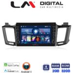 LM Digital - LM ZG4947 GPS Οθόνη OEM Multimedia Αυτοκινήτου για TOYOTA RAV 4  2013 > 2020 (CarPlay/AndroidAuto/BT/GPS/WIFI/GPRS)