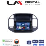 LM Digital - LM ZG4990 GPS Οθόνη OEM Multimedia Αυτοκινήτου για Mitsubishi Pajero 1999 > 2006 (CarPlay/AndroidAuto/BT/GPS/WIFI/GPRS)