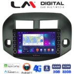 LM Digital - LM ZG8018B GPS Οθόνη OEM Multimedia Αυτοκινήτου για Toyota Rav4 2007 > 2012 (CarPlay/AndroidAuto/BT/GPS/WIFI/GPRS)