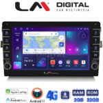 LM Digital - LM ZG8028B GPS Οθόνη OEM Multimedia Αυτοκινήτου για Toyota Auris 2007 > 2012 (CarPlay/AndroidAuto/BT/GPS/WIFI/GPRS)