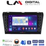 LM Digital - LM ZG8034 GPS Οθόνη OEM Multimedia Αυτοκινήτου για MAZDA 3  2009>2014 (CarPlay/AndroidAuto/BT/GPS/WIFI/GPRS)