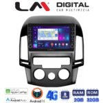 LM Digital - LM ZG8043AC GPS Οθόνη OEM Multimedia Αυτοκινήτου για HYUNDAI i30 2007-2012  (CarPlay/AndroidAuto/BT/GPS/WIFI/GPRS)