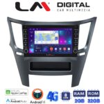 LM Digital - LM ZG8061 GPS Οθόνη OEM Multimedia Αυτοκινήτου για Subaru Legacy-Outback 2009>2013 (CarPlay/AndroidAuto/BT/GPS/WIFI/GPRS)