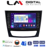 LM Digital - LM ZG8090 GPS Οθόνη OEM Multimedia Αυτοκινήτου για MERCEDES E class (W211)  (CarPlay/AndroidAuto/BT/GPS/WIFI/GPRS)