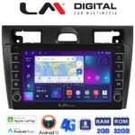 LM Digital - LM ZG8140B GPS Οθόνη OEM Multimedia Αυτοκινήτου για Ford Fiesta 2006 -> 2008 (CarPlay/AndroidAuto/BT/GPS/WIFI/GPRS)