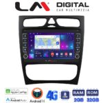 LM Digital - LM ZG8171 GPS Οθόνη OEM Multimedia Αυτοκινήτου για MERCEDES C (W203) - CLK (W208) (CarPlay/AndroidAuto/BT/GPS/WIFI/GPRS)