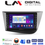LM Digital - LM ZG8217 GPS Οθόνη OEM Multimedia Αυτοκινήτου για Seat Leon 2005>2012 (CarPlay/AndroidAuto/BT/GPS/WIFI/GPRS)