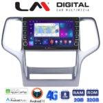 LM Digital - LM ZG8234 GPS Οθόνη OEM Multimedia Αυτοκινήτου για Jeep Gran Cherokee 2011 > 2013 (CarPlay/AndroidAuto/BT/GPS/WIFI/GPRS)