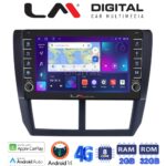 LM Digital - LM ZG8272 GPS Οθόνη OEM Multimedia Αυτοκινήτου για SUBARU IMPREZA-FORESTER 2009>2012 (CarPlay/AndroidAuto/BT/GPS/WIFI/GPRS)