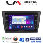LM Digital - LM ZG8327 GPS Οθόνη OEM Multimedia Αυτοκινήτου για Skoda Rapid Spaceback 2014 > (CarPlay/AndroidAuto/BT/GPS/WIFI/GPRS)
