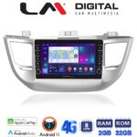 LM Digital - LM ZG8361 GPS Οθόνη OEM Multimedia Αυτοκινήτου για Hyundai Tucson 2015 < 2019 (CarPlay/AndroidAuto/BT/GPS/WIFI/GPRS)