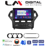 LM Digital - LM ZG8367B GPS Οθόνη OEM Multimedia Αυτοκινήτου για FORD MONDEO 2007 > 2010 (CarPlay/AndroidAuto/BT/GPS/WIFI/GPRS)