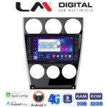 LM Digital - LM ZG8436 GPS Οθόνη OEM Multimedia Αυτοκινήτου για MAZDA 6 facelift 2005>2008  (CarPlay/AndroidAuto/BT/GPS/WIFI/GPRS)