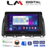 LM Digital - LM ZG8438 GPS Οθόνη OEM Multimedia Αυτοκινήτου για MAZDA CX5 2013>2017  (CarPlay/AndroidAuto/BT/GPS/WIFI/GPRS)