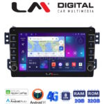 LM Digital - LM ZG8540 GPS Οθόνη OEM Multimedia Αυτοκινήτου για OPEL AGILA - SUZUKI ALTO 2008> (CarPlay/AndroidAuto/BT/GPS/WIFI/GPRS)
