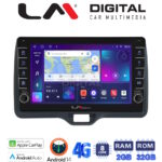 LM Digital - LM ZG8554H GPS Οθόνη OEM Multimedia Αυτοκινήτου για Toyota Yaris 2020 > 2023 (CarPlay/AndroidAuto/BT/GPS/WIFI/GPRS)