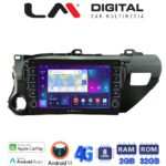 LM Digital - LM ZG8588 GPS Οθόνη OEM Multimedia Αυτοκινήτου για TOYOTA HILUX 2017>   (CarPlay/AndroidAuto/BT/GPS/WIFI/GPRS)