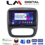 LM Digital - LM ZG8706 GPS Οθόνη OEM Multimedia Αυτοκινήτου για Opel Vivaro 2014 > 2020Renault Traffic 2014 > 2020Nissan NV300 2014 > 2020Fiat Talento 2014 > 2020Δείτε τί φίσα έχει το αυτοκίνητο πριν την αγορά της οθόνης. (CarPlay/AndroidA