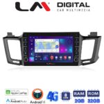 LM Digital - LM ZG8947 GPS Οθόνη OEM Multimedia Αυτοκινήτου για TOYOTA RAV 4  2013 > 2020 (CarPlay/AndroidAuto/BT/GPS/WIFI/GPRS)