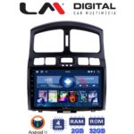 LM Digital - LM ZL4317 GPS Οθόνη OEM Multimedia Αυτοκινήτου για Hyundai Santa Fe 2000 > 2006 (BT/GPS/WIFI/GPRS)