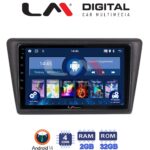 LM Digital - LM ZL4327 GPS Οθόνη OEM Multimedia Αυτοκινήτου για Skoda Rapid Spaceback 2014 > (BT/GPS/WIFI/GPRS)