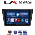 LM Digital - LM ZL4487 GPS Οθόνη OEM Multimedia Αυτοκινήτου για Skoda Rapid 2013-2017 (BT/GPS/WIFI/GPRS)