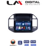 LM Digital - LM ZL4990 GPS Οθόνη OEM Multimedia Αυτοκινήτου για Mitsubishi Pajero 1999 > 2006 (BT/GPS/WIFI/GPRS)