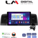 LM Digital - LM ZN4010B GPS Οθόνη OEM Multimedia Αυτοκινήτου για Toyota Corolla 2000-2007 (CarPlay/AndroidAuto/BT/GPS/WIFI/GPRS)