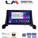 LM Digital - LM ZN4324 GPS Οθόνη OEM Multimedia Αυτοκινήτου για Peugeot 3008/5008 2016> (CarPlay/AndroidAuto/BT/GPS/WIFI/GPRS)