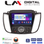 LM Digital - LM ZN4362D GPS Οθόνη OEM Multimedia Αυτοκινήτου για FORD KUGA 2013 > 2019C-MAX 2011 > 2019 με NAVI (CarPlay/AndroidAuto/BT/GPS/WIFI/GPRS)