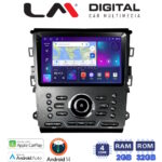 LM Digital - LM ZN4370 GPS Οθόνη OEM Multimedia Αυτοκινήτου για Ford Mondeo 2014> (CarPlay/AndroidAuto/BT/GPS/WIFI/GPRS)