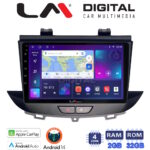 LM Digital - LM ZN4664 GPS Οθόνη OEM Multimedia Αυτοκινήτου για Opel Crossland-Grandland 2017 > (CarPlay/AndroidAuto/BT/GPS/WIFI/GPRS)