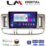 LM Digital - LM ZN4704 GPS Οθόνη OEM Multimedia Αυτοκινήτου για Nissan X Trail 2000 > 2007 (CarPlay/AndroidAuto/BT/GPS/WIFI/GPRS)