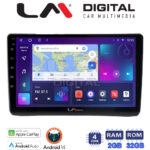 LM Digital - LM ZN4892 GPS Οθόνη OEM Multimedia Αυτοκινήτου για Opel Vivaro - Renault Trafic - Nissan Primastar 2002 >2009 (CarPlay/AndroidAuto/BT/GPS/WIFI/GPRS)