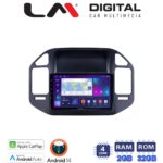 LM Digital - LM ZN4990 GPS Οθόνη OEM Multimedia Αυτοκινήτου για Mitsubishi Pajero 1999 > 2006 (CarPlay/AndroidAuto/BT/GPS/WIFI/GPRS)