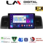 LM Digital - LM ZQ8010B GPS Οθόνη OEM Multimedia Αυτοκινήτου για Toyota Corolla 2000-2007 (CarPlay/AndroidAuto/BT/GPS/WIFI/GPRS)
