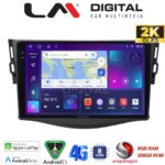 LM Digital - LM ZQ8018 GPS Οθόνη OEM Multimedia Αυτοκινήτου για TOYOTA RAV4 2006 > 2012 (CarPlay/AndroidAuto/BT/GPS/WIFI/GPRS)