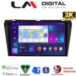 LM Digital - LM ZQ8034 GPS Οθόνη OEM Multimedia Αυτοκινήτου για MAZDA 3  2009>2014 (CarPlay/AndroidAuto/BT/GPS/WIFI/GPRS)